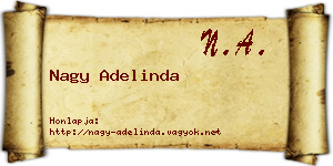 Nagy Adelinda névjegykártya